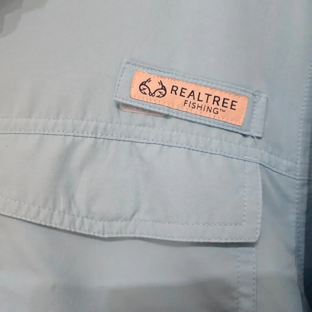Realtree Fishing Shirt baby blue lightweight! Size M (Preloved) - Picture 4 of 4